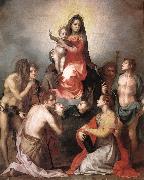 Andrea del Sarto Madonna in Glory and Saints Sweden oil painting artist
